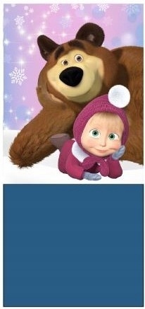 MASZA I NIEDŹWIEDŹ komin szalik opaska polar