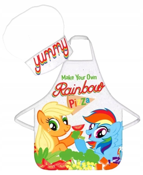 MY LITLLE PONY fartuch fartuszek czapka kucharska