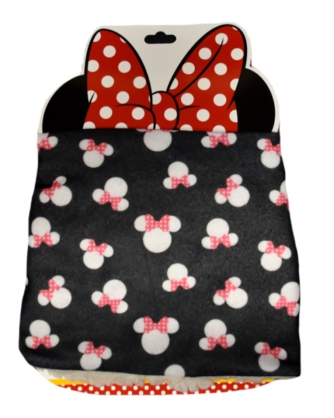 MYSZKA MINNIE komin szalik puchaty, miś MYSZKA MINNIE komin szalik puchaty, miś