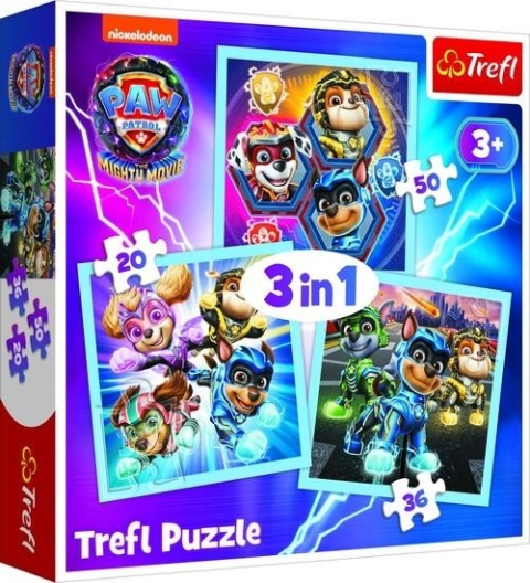 Psi Patrol Kosmopieski 3W1 Trefl Puzzle 106 EL 34869