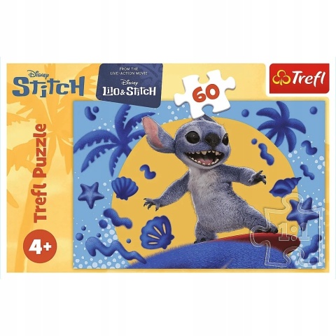 Puzzle 60 el TREFL LILO & STITCH film Dzień ze Stitchem 17407