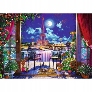 Puzzle TREFL 1000 EL Paryż w blasku księżyca 10843