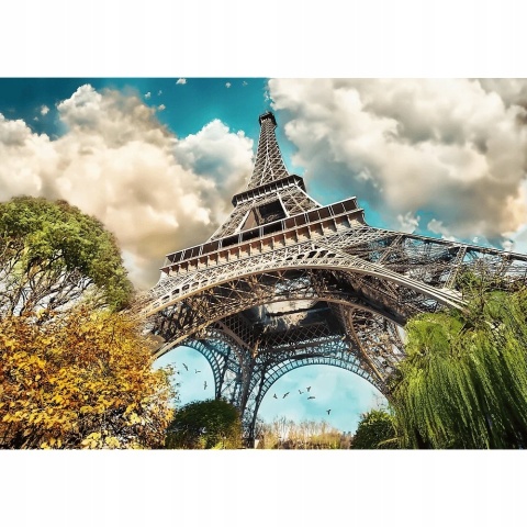 Puzzle TREFL 1000 EL Wieża Eiffel w Paryżu Francja krajobraz 10815