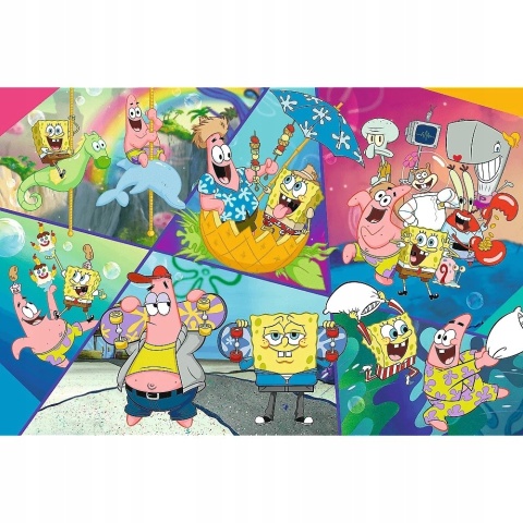 SPONGEBOB W BIKINI DOLNYM Puzzle Maxi 60X40 cm 300 EL TREFL 23038