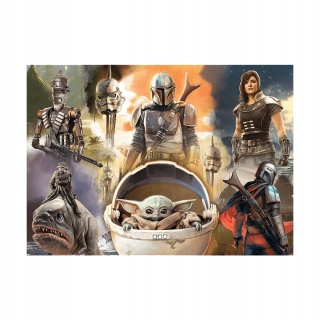 STAR WARS Mandalorian Gotowi do Walki Puzzle TREFL 200 EL 13276