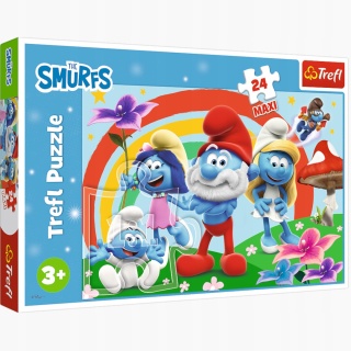 Smerfy Trefl Puzzle Maxi 24 EL 14374