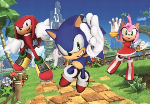 Sonic Puzzle Maxi 62x42 cm 104 EL Clementoni 25764