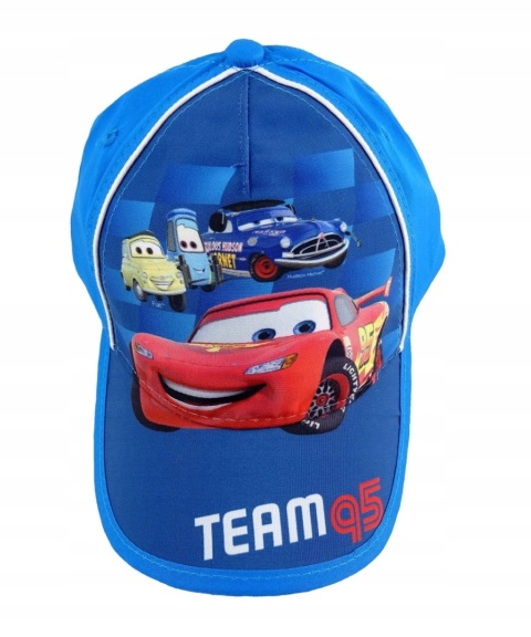 Czapka z daszkiem AUTA ZYGZAK MCQUEEN LICENCJA 52