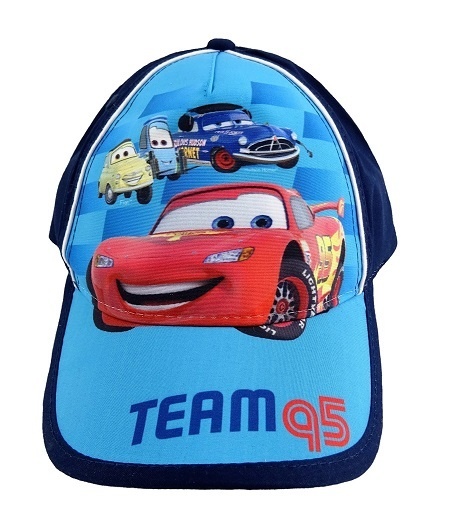 Czapka z daszkiem AUTA ZYGZAK MCQUEEN LICENCJA 54