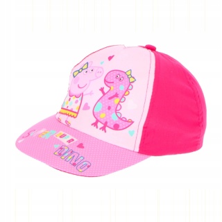 Czapka z daszkiem ŚWINKA PEPPA PIG Dinozaur 52-54