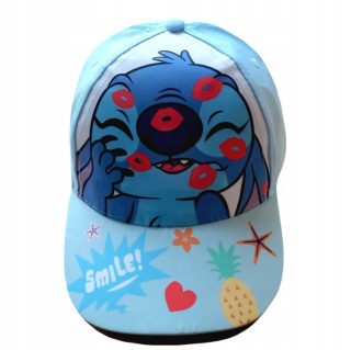 Czapka z daszkiem Stich LILO I STITCH całuski 54 / 56