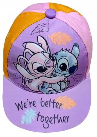 Czapka z daszkiem Stich i Andzia basebolówka LILO I STITCH letnia 52