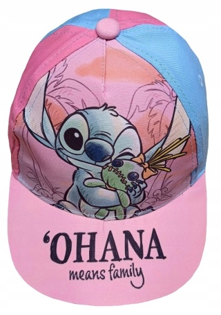 Czapka z daszkiem Stich i Paskudka basebolówka LILO I STITCH letnia 52