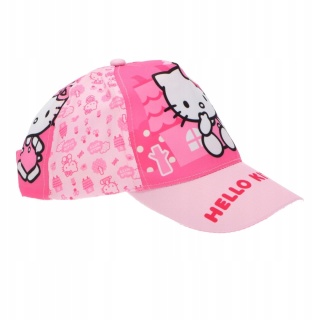 Czapka z daszkiem basebolówka Hello Kitty kotki letnia 53