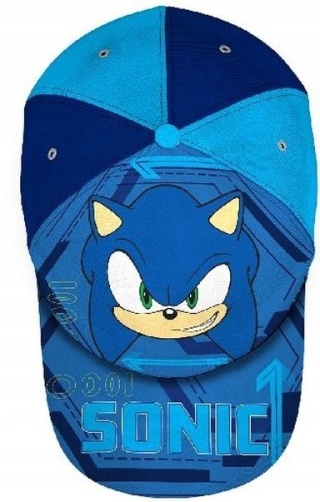 Czapka z daszkiem bawełniana jeżyk SONIC 54