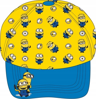 Czapka z daszkiem bejsbolówka MINIONKI 52