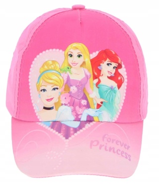 Czapka z daszkiem księżniczki Kopciuszek Ariel 54