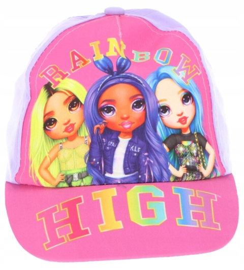 Czapka z daszkiem laleczki RAINBOW HIGH LOL 52-54