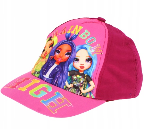Czapka z daszkiem laleczki RAINBOW HIGH LOL 52-54