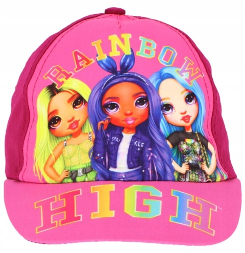 Czapka z daszkiem laleczki RAINBOW HIGH LOL 54-56