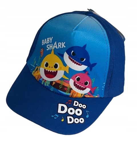 Czapka z daszkiem mały rekin BABY SHARK 54 Czapka z daszkiem mały rekin BABY SHARK 54