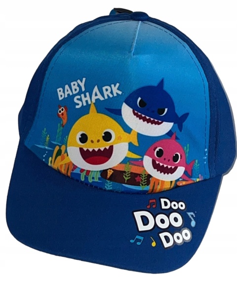 Czapka z daszkiem mały rekin BABY SHARK 54 Czapka z daszkiem mały rekin BABY SHARK 54