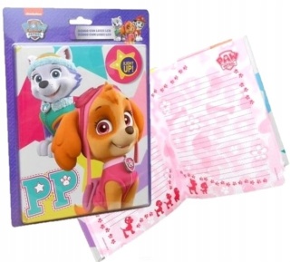 Pamiętnik PSI PATROL ze światełkami LED SKYE