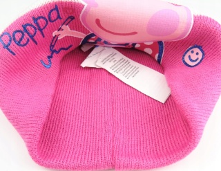 ŚWINKA PEPPA PIG czapka rękawiczki 54