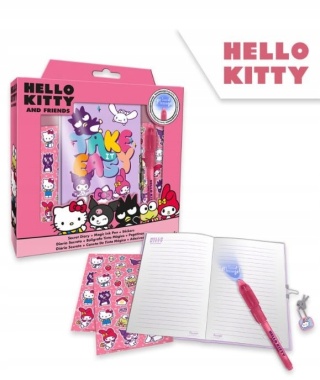 Hello Kitty Kuromi My melody sekretny pamiętnik naklejki długopis UV