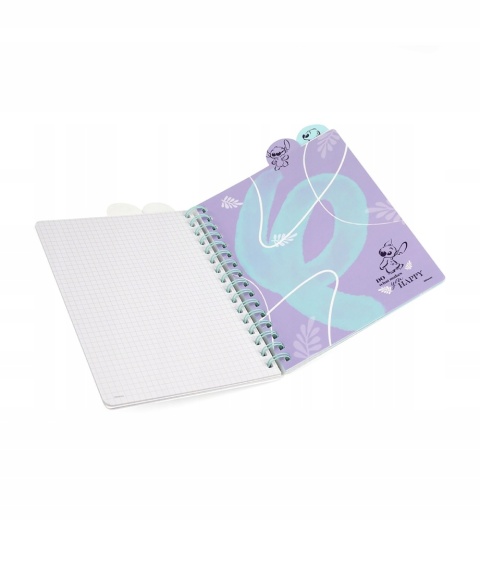 Notatnik Stich love more pamiętnik kołonotatnik z zakładkami LILO I STITCH