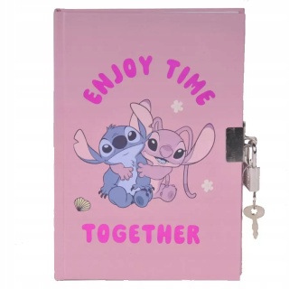 Notatnik Stich pamiętnik sekretny z kłódką STITCH Angel