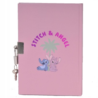 Notatnik Stich pamiętnik sekretny z kłódką STITCH Angel