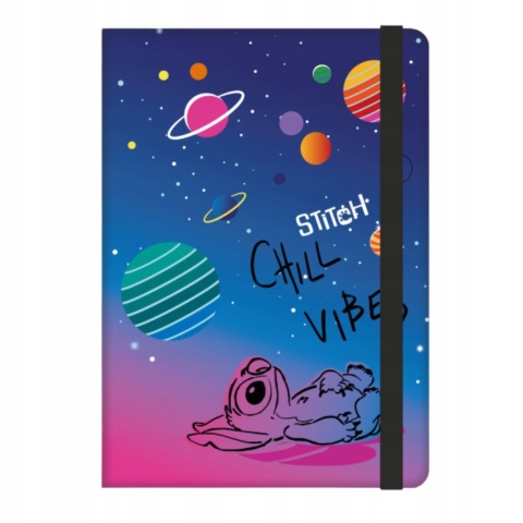 Notatnik Stich pamiętnik z gumką kosmos A5 LILO I STITCH