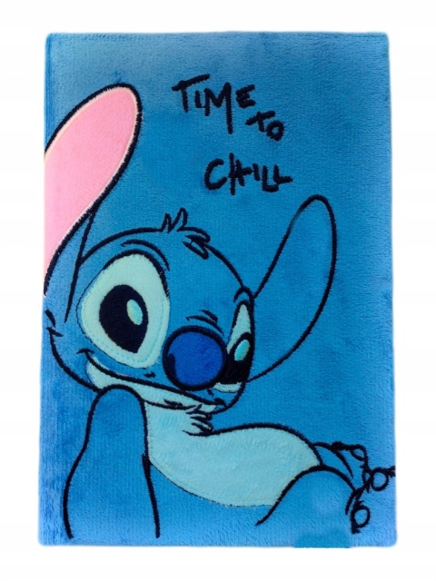 Notatnik notes pamiętnik zeszyt pluszowa okładka A5 80k linia Stitch Stich