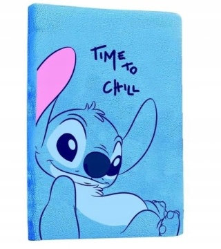 Notatnik notes pamiętnik zeszyt pluszowa okładka A5 80k linia Stitch Stich