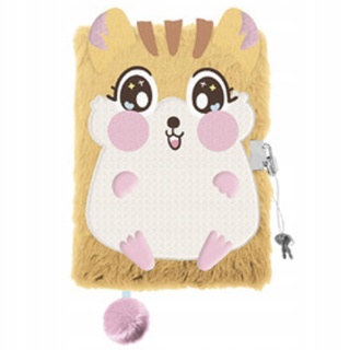 Notatnik pamiętnik kudłacz z kłódką CHOMIK