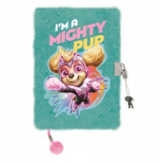 Notatnik pamiętnik kudłacz z kłódką Psi Patrol Film Kosmopieski Skye