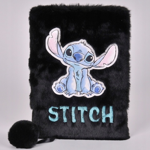 Notatnik pamiętnik sekretny puchaty Stich kudłacz z kłódką Sticz STITCH