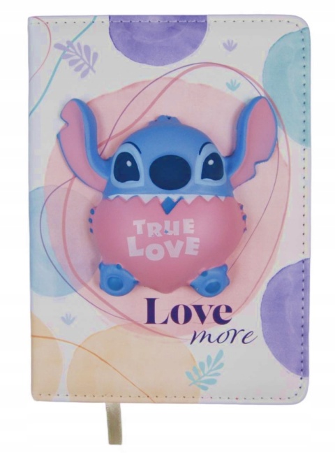 Pamiętnik 3D Stich z pianki squishy pudełko prezentowe Love more STITCH
