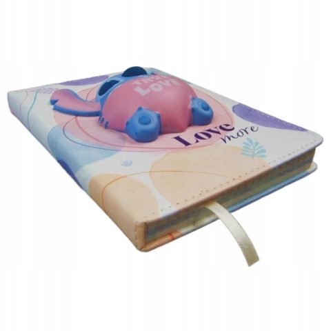 Pamiętnik 3D Stich z pianki squishy pudełko prezentowe Love more STITCH
