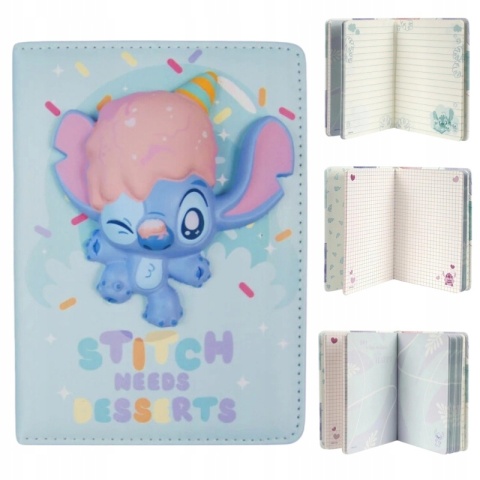Pamiętnik Stich z pianki squishy gniotek pudełko prezentowa Lilo i STITCH