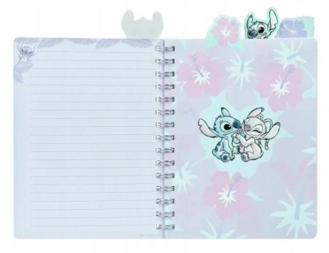 Pamiętnik notatnik kołonotatnik z zakładkami linia 80k A5 STITCH Stich