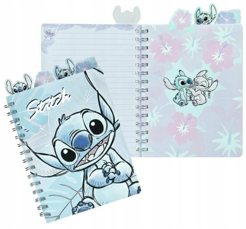 Pamiętnik notatnik kołonotatnik z zakładkami linia 80k A5 STITCH Stich