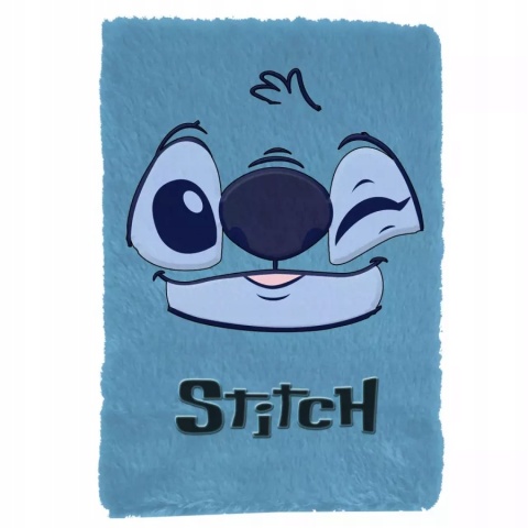 Pamiętnik sekretny puchaty Stich w okularkach na magnes LILO I STITCH
