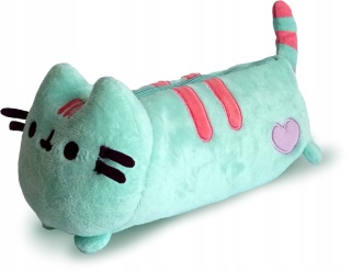 Piórnik pluszowy tuba saszetka kotek Pusheen