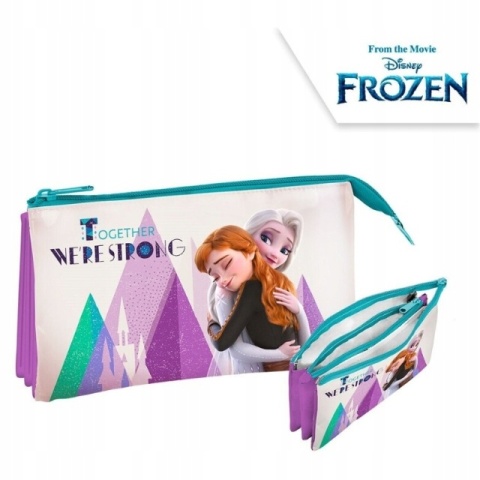 Piórnik saszetka potrójny Kraina Lodu Frozen
