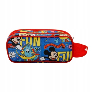 Piórnik saszetka tuba podwójna 3D Myszka Miki Mickey Pluto