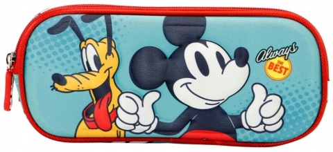 Piórnik saszetka tuba podwójna 3D Myszka Miki Mickey Pluto