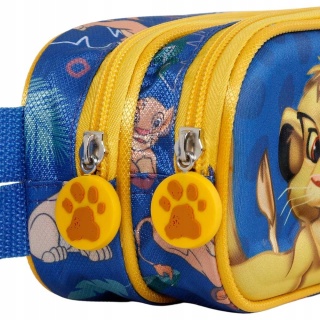Piórnik saszetka tuba podwójna 3D król lew SIMBA NALA