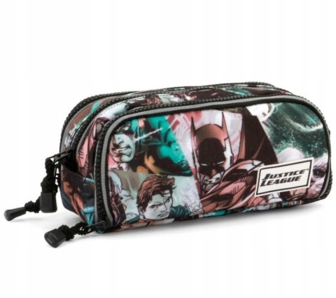Piórnik saszetka tuba potrójna z przegródkami Batman Spiderman Hulk